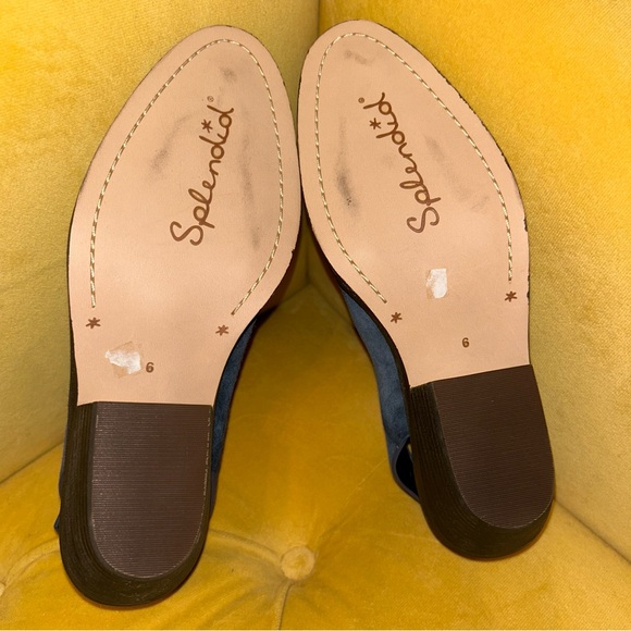 Splendid denim blue suede booties - Picture 6 of 14